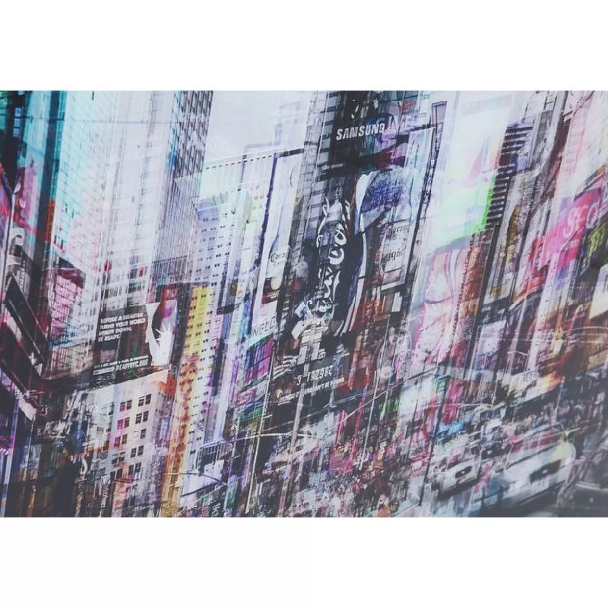 KARE Design Bilder | Bild Glas Times Square Move 70X90Cm