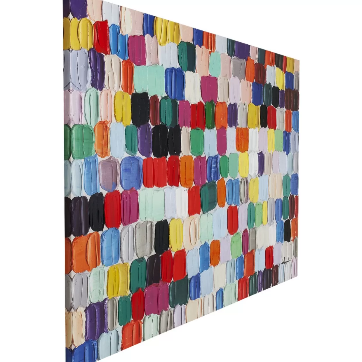KARE Design Bilder | Bild Touched Colorful Dots 140X200Cm