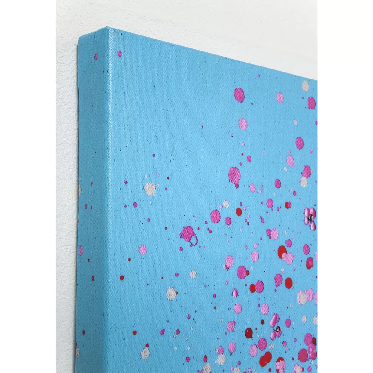 KARE Design Bilder | Bild Touched Flower Boat Blau Pink 160X120Cm