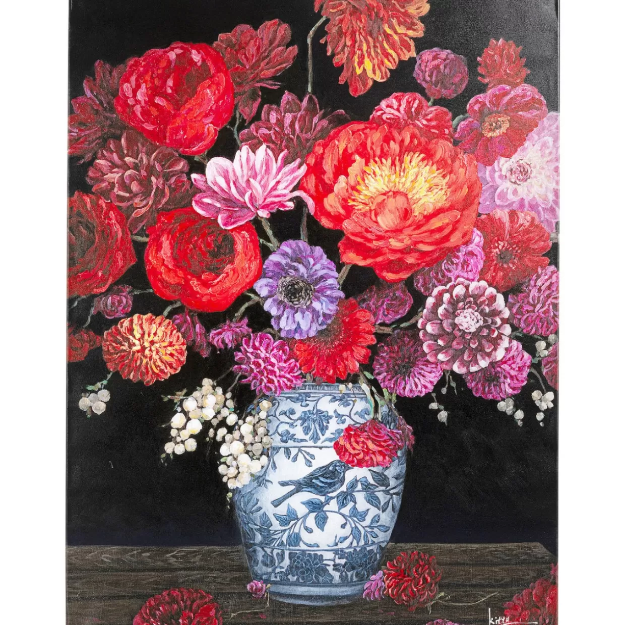 KARE Design Bilder | Bild Touched Flower Explosion120X90