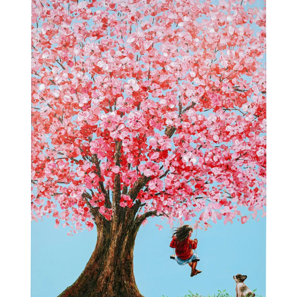 KARE Design Bilder | Bild Touched Flower Girl 160X120Cm