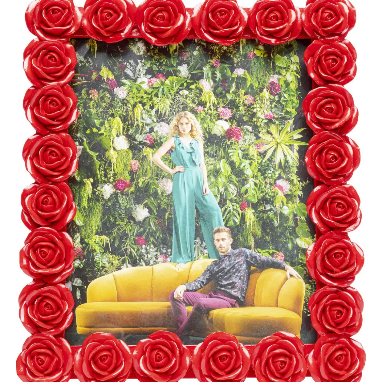 KARE Design Deko & Geschenkartikel | Bilderrahmen Romantic Rose Rot 26X31Cm