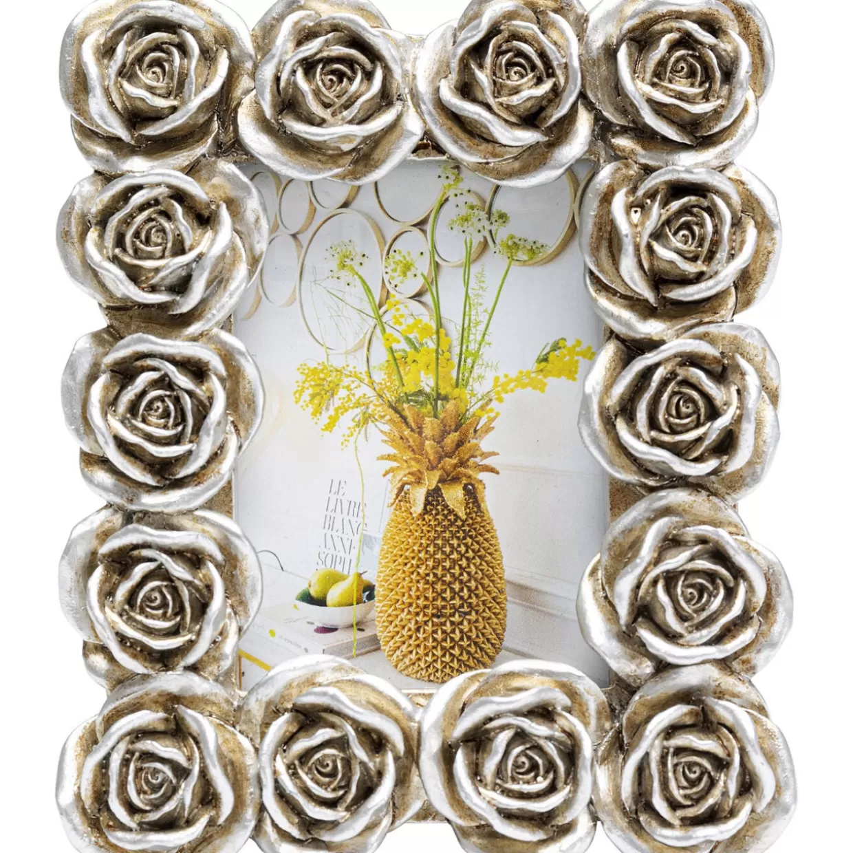 KARE Design Deko & Geschenkartikel | Bilderrahmen Romantic Rose Silber 11X13Cm
