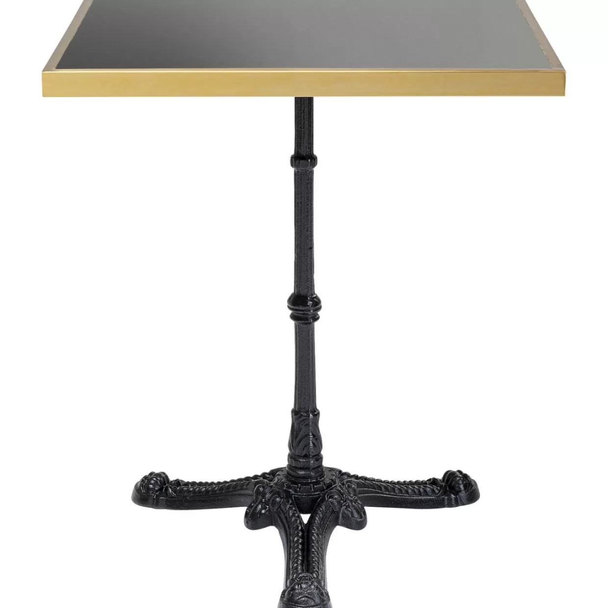 KARE Design Tische | Bistrotisch Kaffeehaus Rim Square Schwarz 60X60