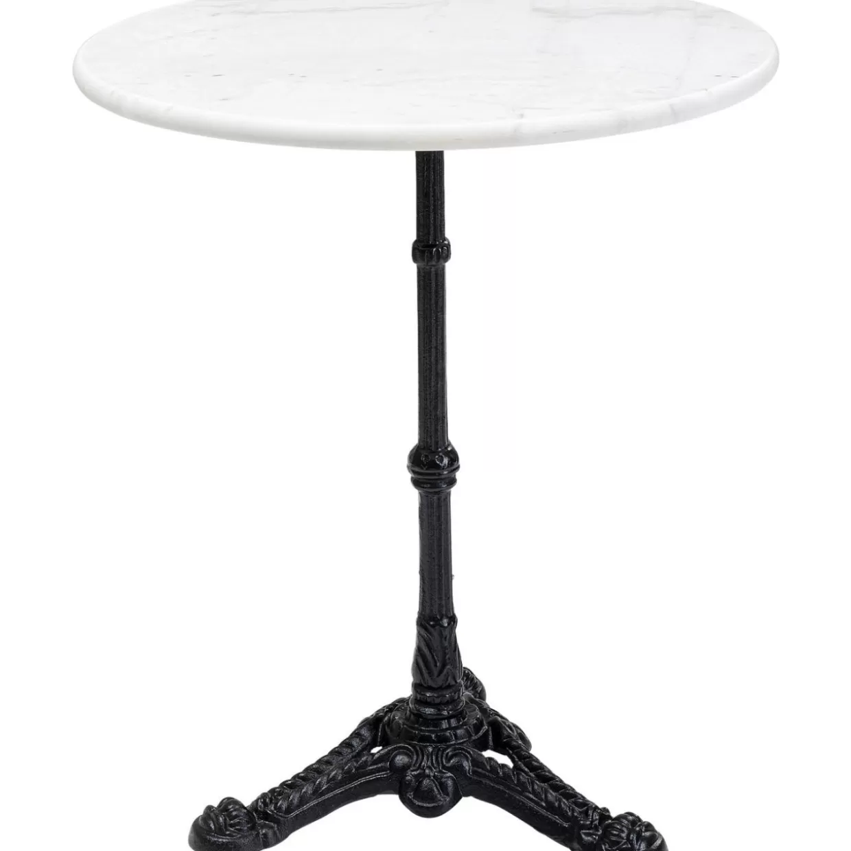 KARE Design Outdoormöbel | Bistrotisch Kaffeehaus Rund Weiss O60