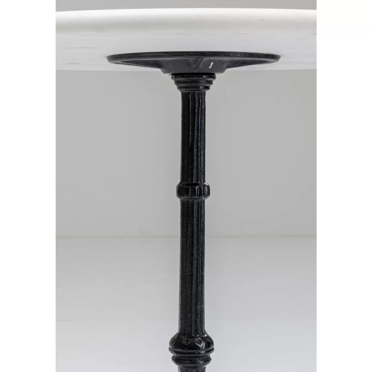KARE Design Outdoormöbel | Bistrotisch Kaffeehaus Rund Weiss O60