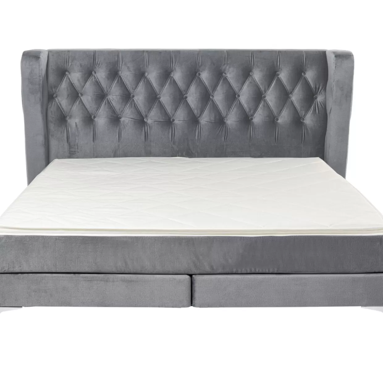 KARE Design Betten | Boxspringbett Benito Moon Grau 160X200Cm