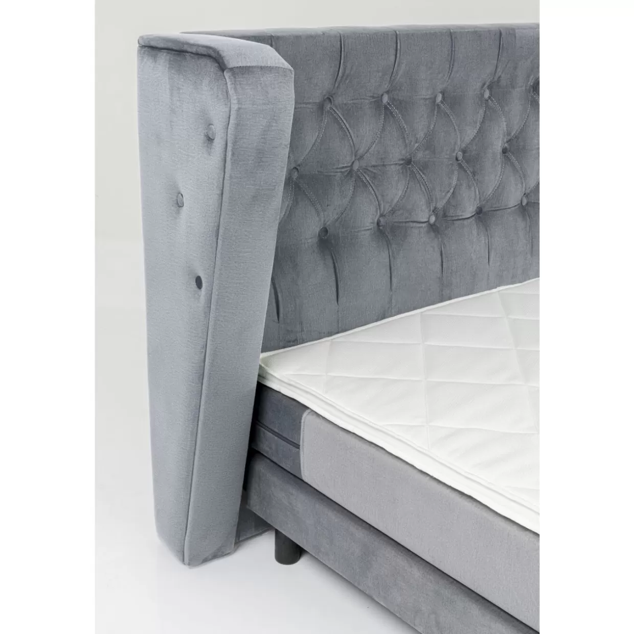 KARE Design Betten | Boxspringbett Benito Moon Grau 160X200Cm