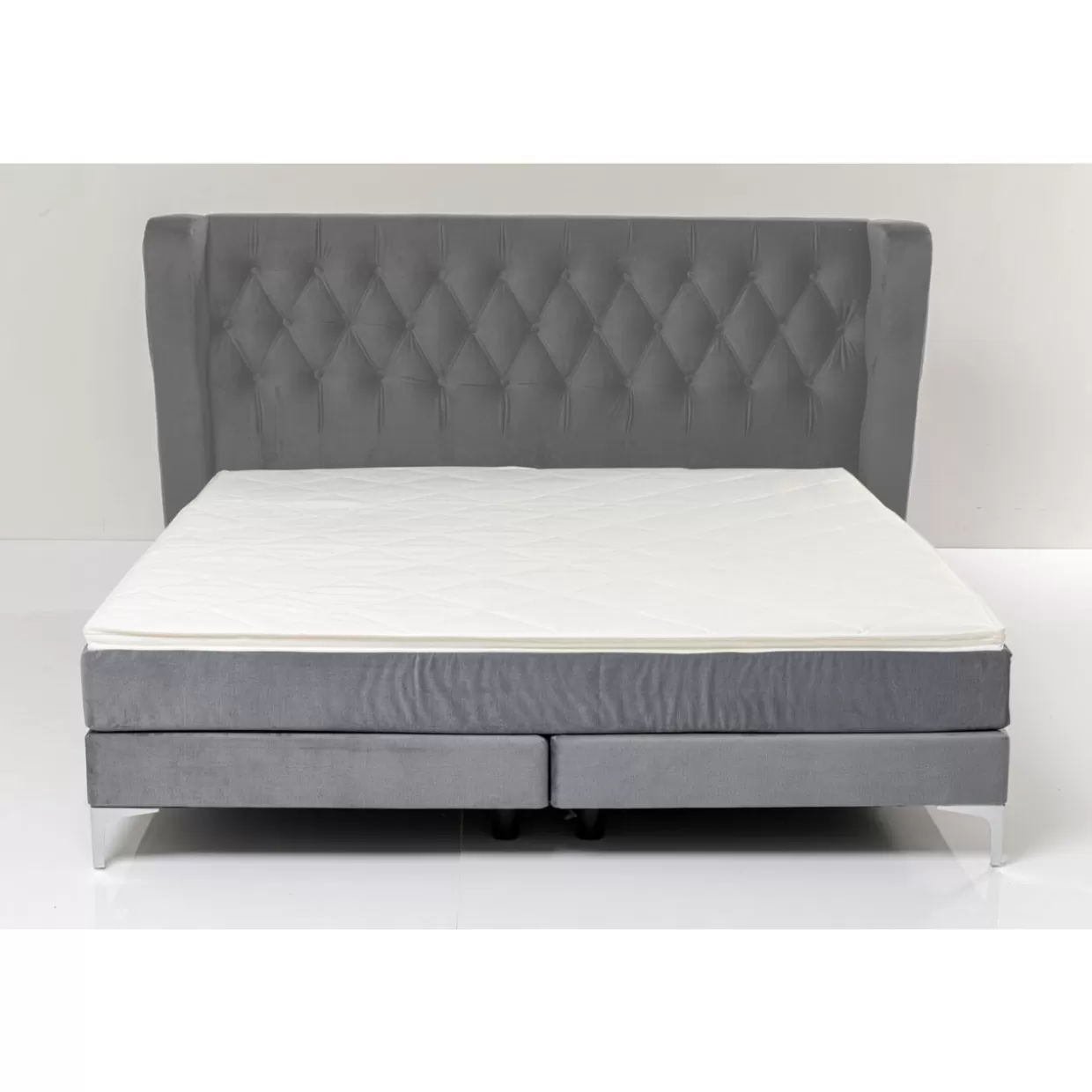 KARE Design Betten | Boxspringbett Benito Moon Grau 180X200Cm