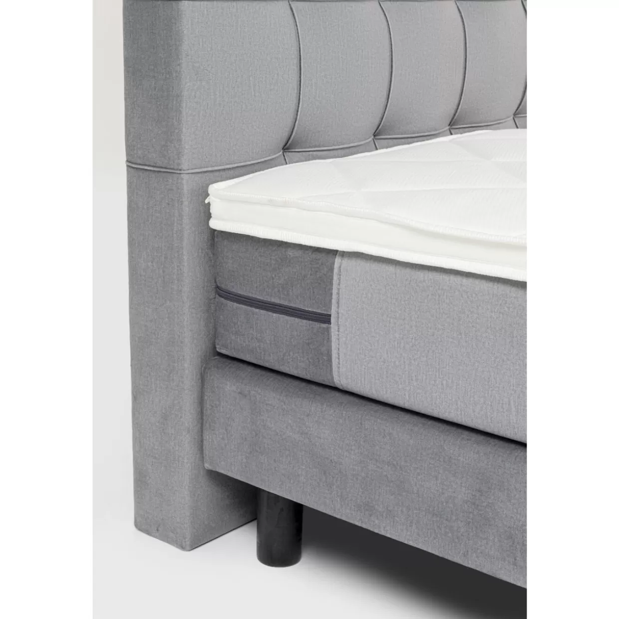 KARE Design Betten | Boxspringbett Benito Star Grau 160X200Cm