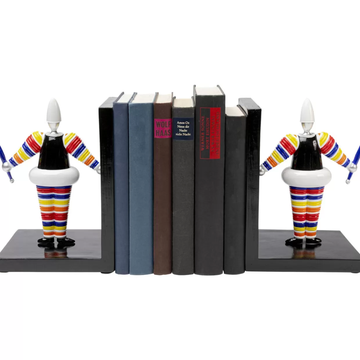 KARE Design Deko & Geschenkartikel | Buchstutze Artist Stripes (2/Set)