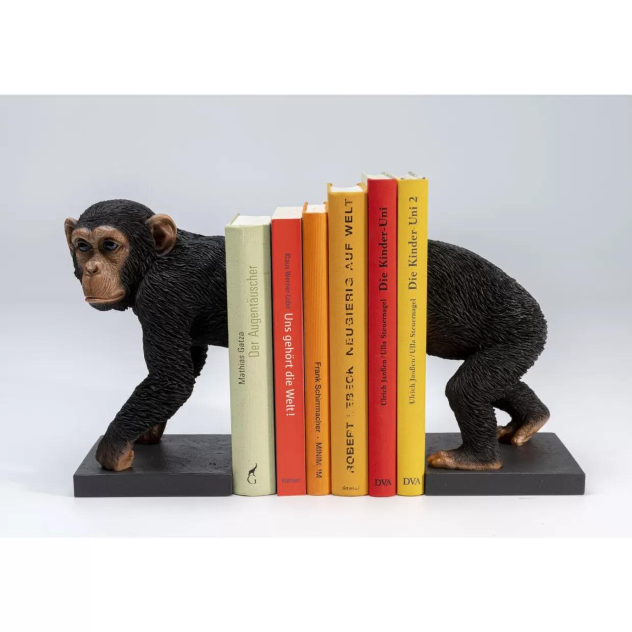 KARE Design Deko & Geschenkartikel | Buchstutze Chimp (2/Set)