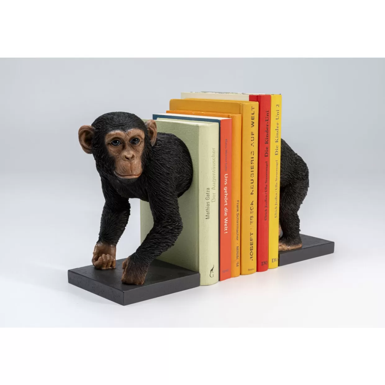 KARE Design Deko & Geschenkartikel | Buchstutze Chimp (2/Set)