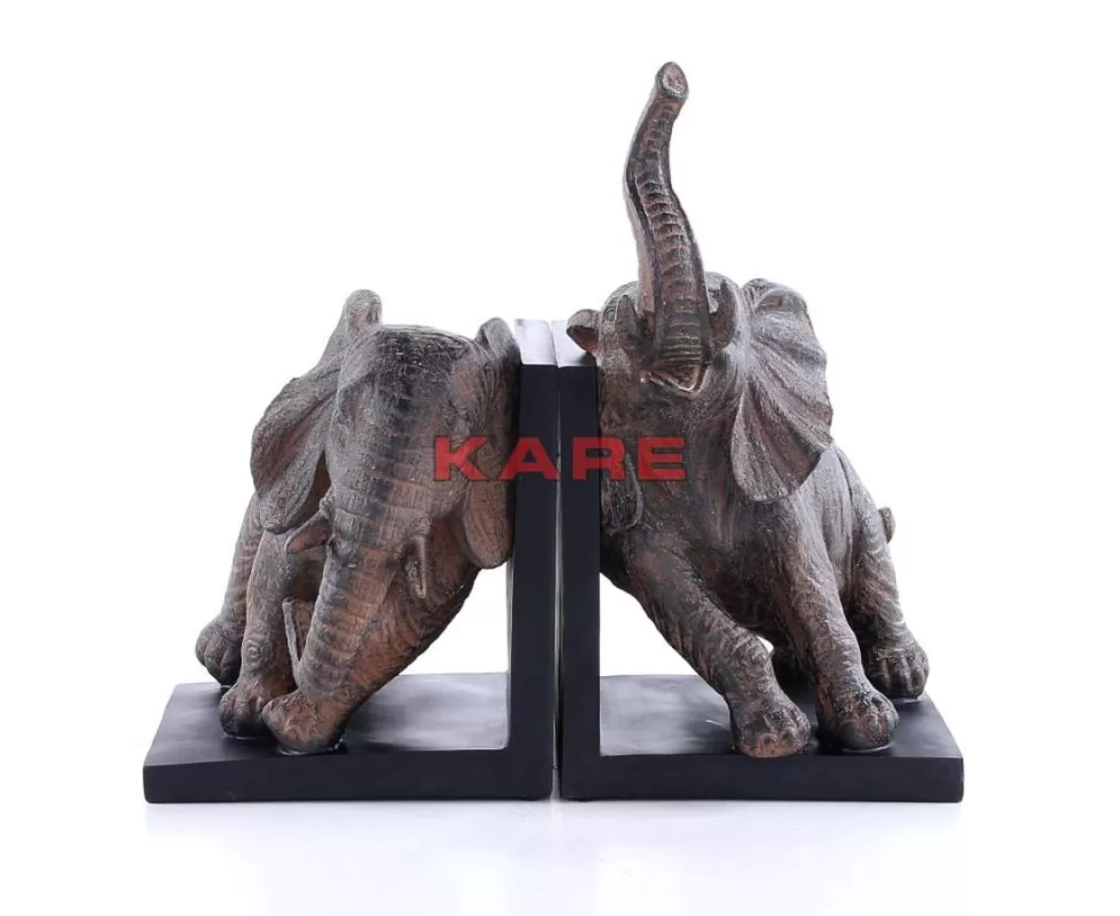 KARE Design Deko & Geschenkartikel | Buchstutze Elephants 42 (2/Set)