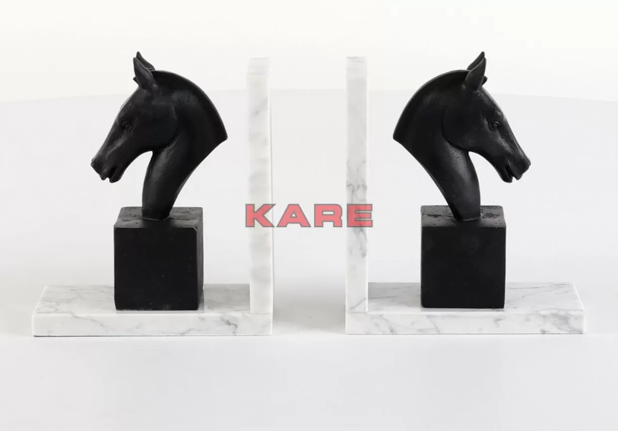 KARE Design Deko & Geschenkartikel | Buchstutze Horse (2/Set)