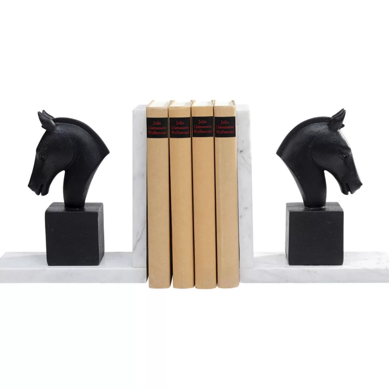 KARE Design Deko & Geschenkartikel | Buchstutze Horse (2/Set)