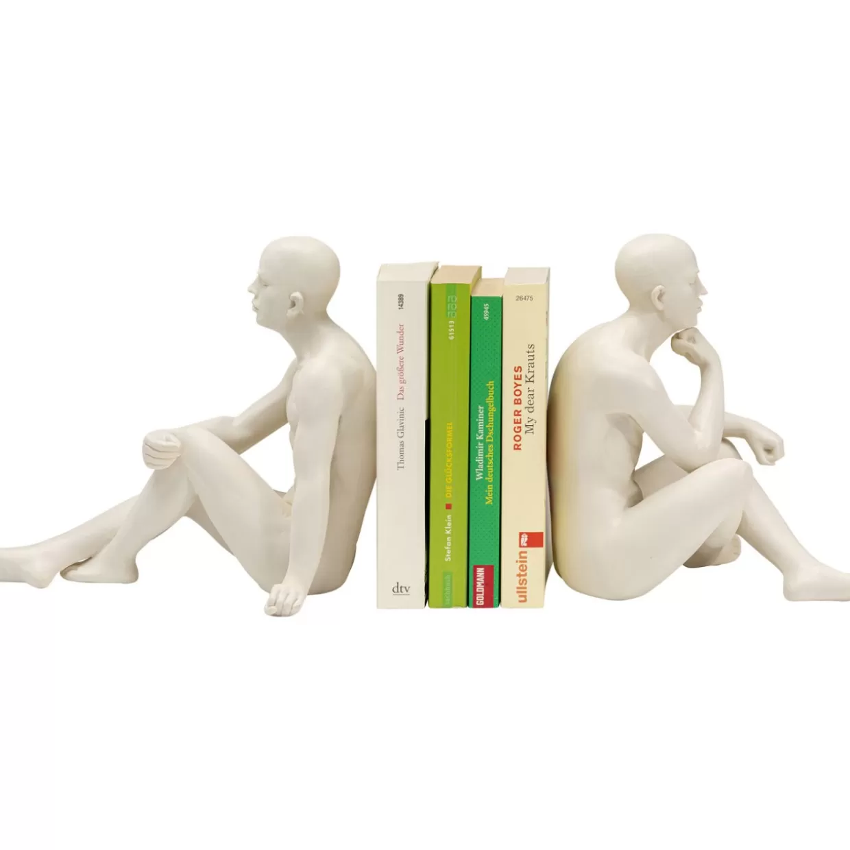 KARE Design Deko & Geschenkartikel | Buchstutze Meditating Man (2/Set)
