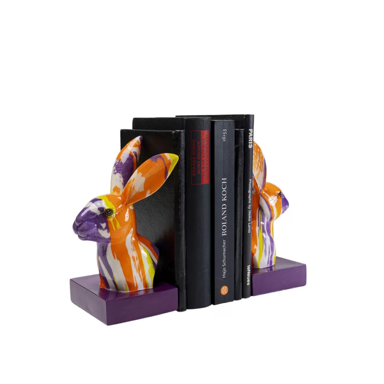 KARE Design Deko & Geschenkartikel | Buchstutze Rabbit Holi (2/Set)