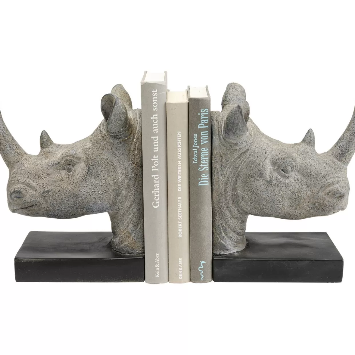 KARE Design Deko & Geschenkartikel | Buchstutze Rhino (2/Set)
