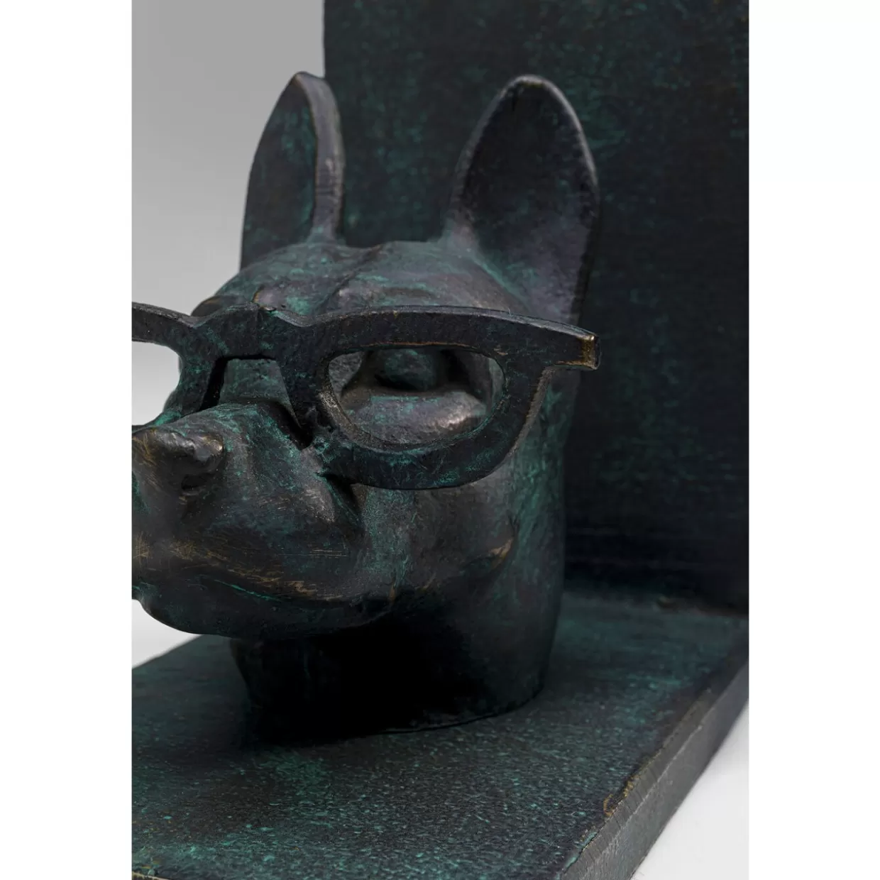 KARE Design Deko & Geschenkartikel | Buchstutze Smart Doggo (2/Set)