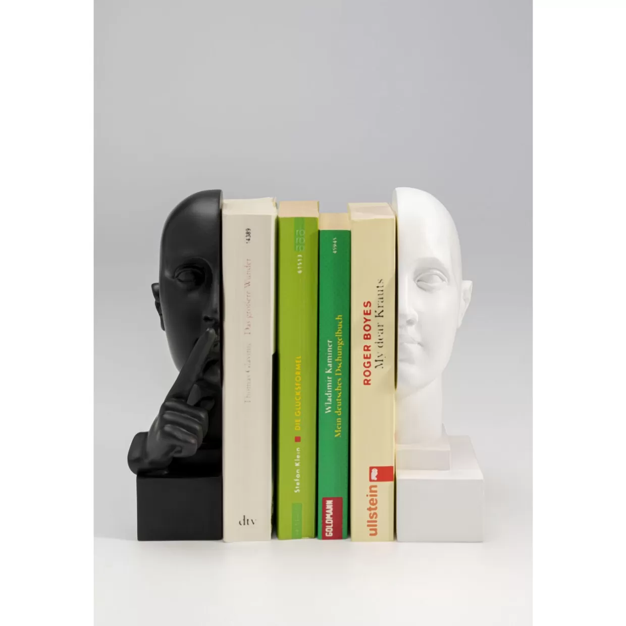KARE Design Deko & Geschenkartikel | Buchstutze Volto Nose (2/Set)
