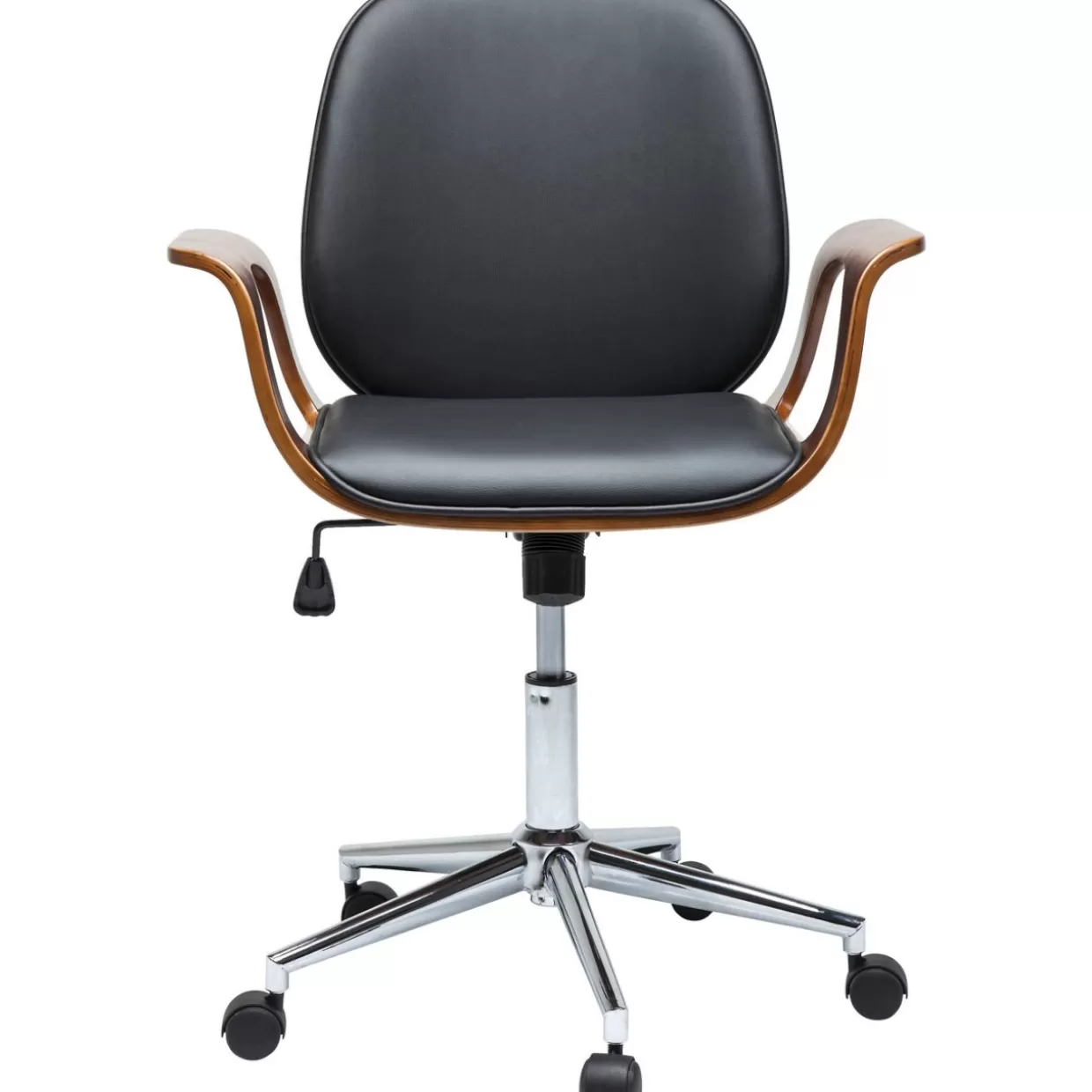 KARE Design Stühle | Burodrehstuhl Patron Walnut