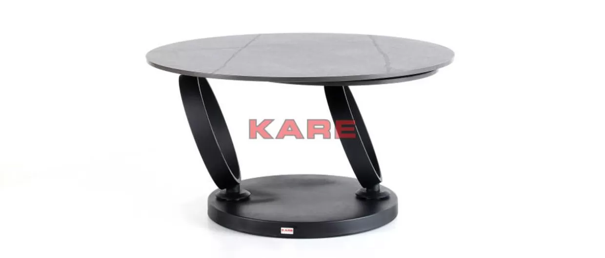 KARE Design Tische | Couchtisch Beverly Schwarz 133X80Cm