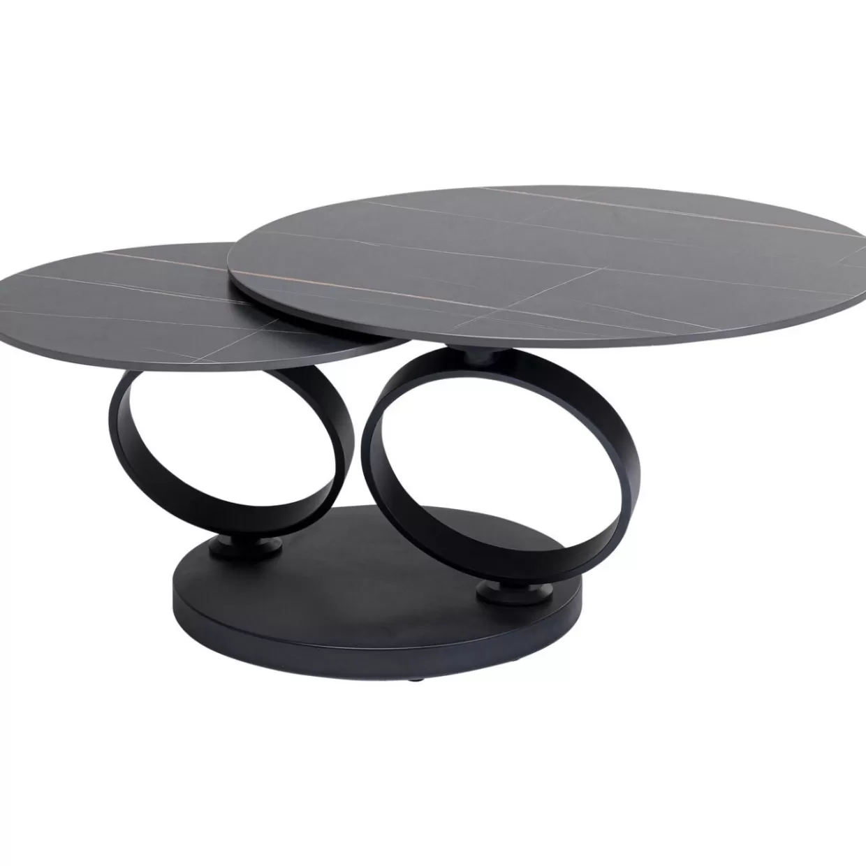 KARE Design Tische | Couchtisch Beverly Schwarz 133X80Cm