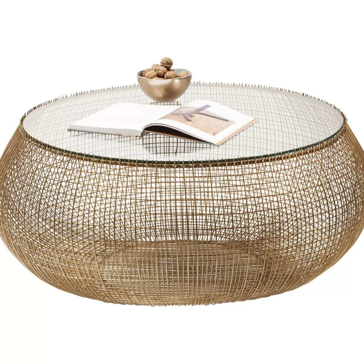 KARE Design Tische | Couchtisch Cesta Gold