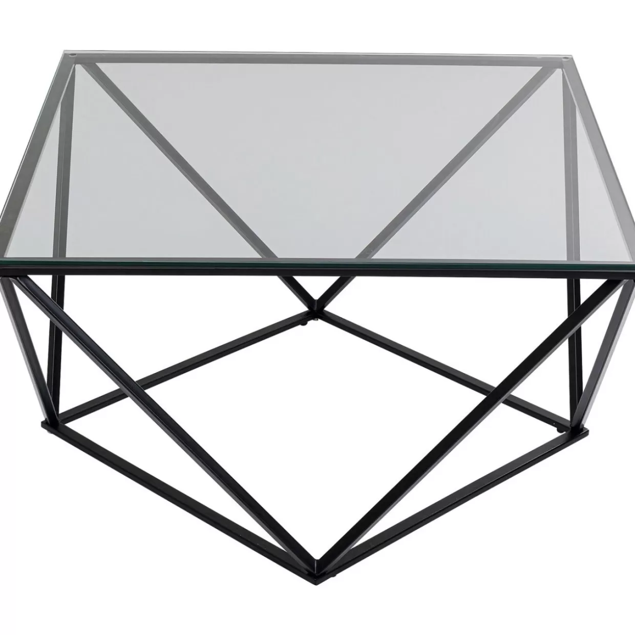 KARE Design Tische | Couchtisch Cristallo Schwarz 80X80Cm