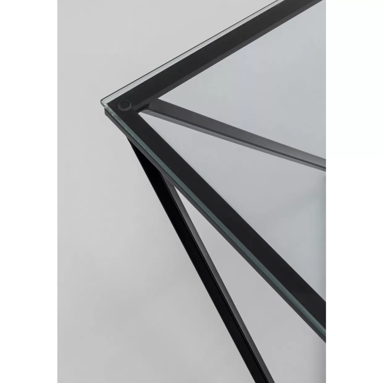 KARE Design Tische | Couchtisch Cristallo Schwarz 80X80Cm