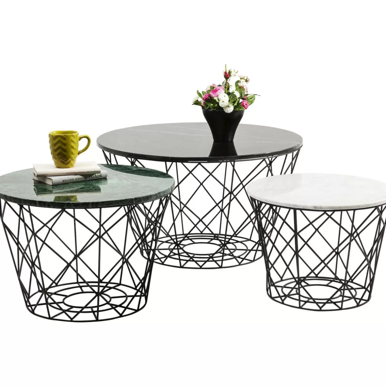 KARE Design Tische | Couchtisch East Coast Rund (3/Set)