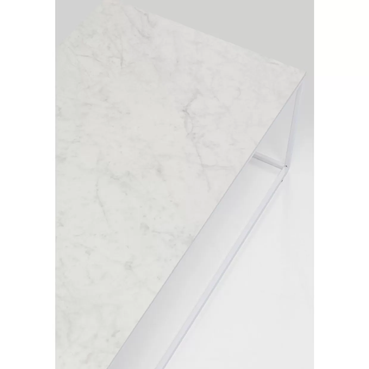 KARE Design Outdoormöbel | Couchtisch Greta Weiss 100X50