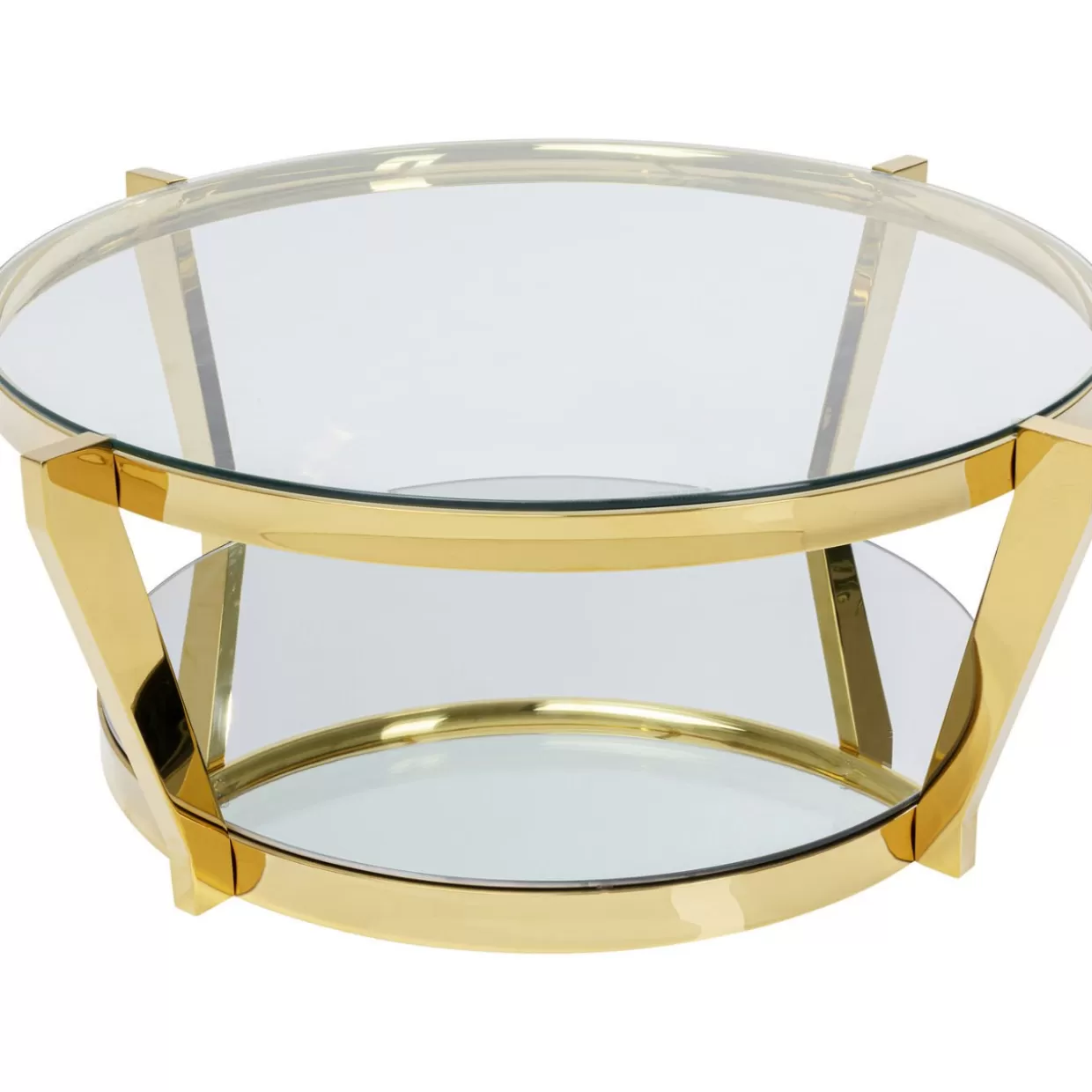 KARE Design Tische | Couchtisch Monocolo Gold O90