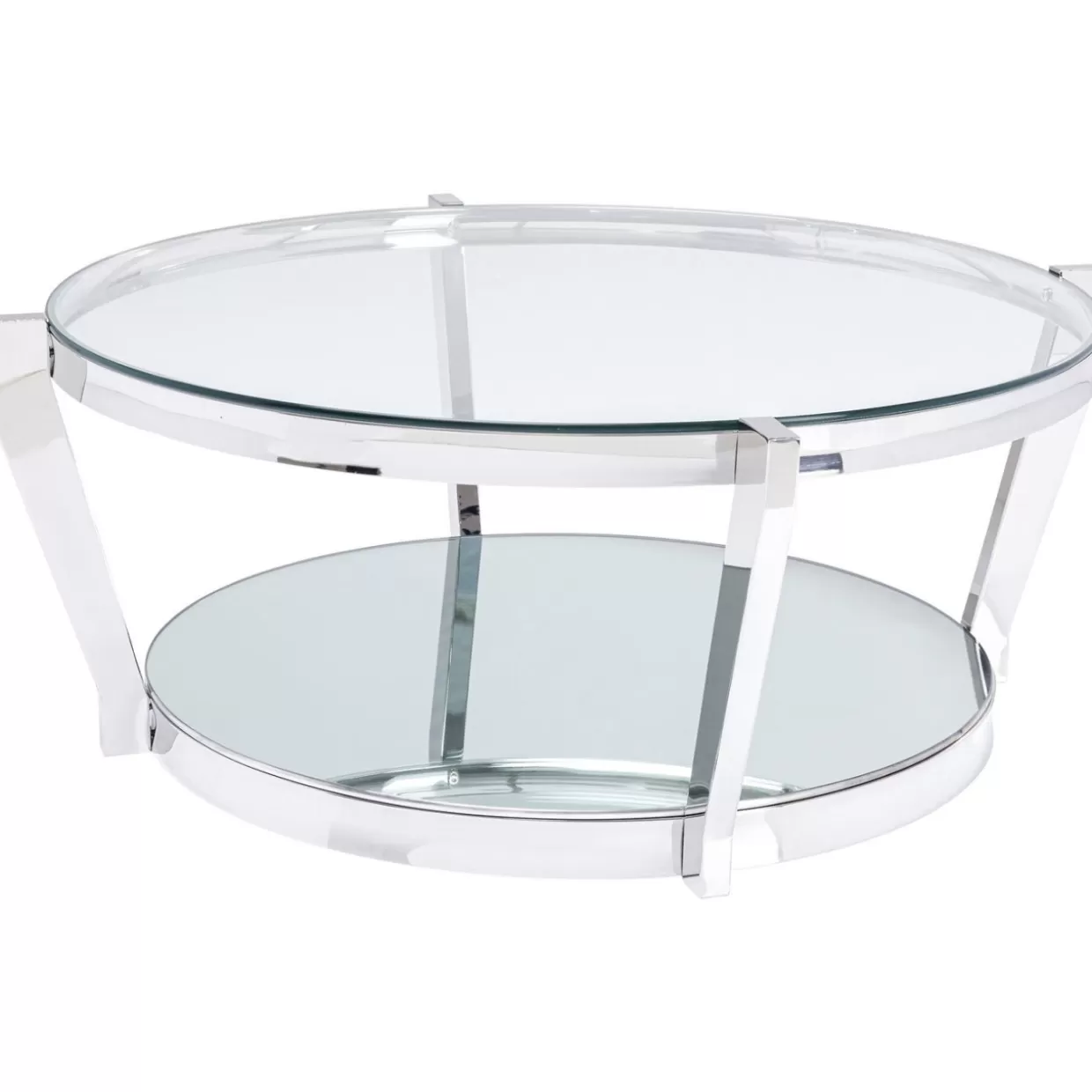KARE Design Tische | Couchtisch Monocolo Silber O90