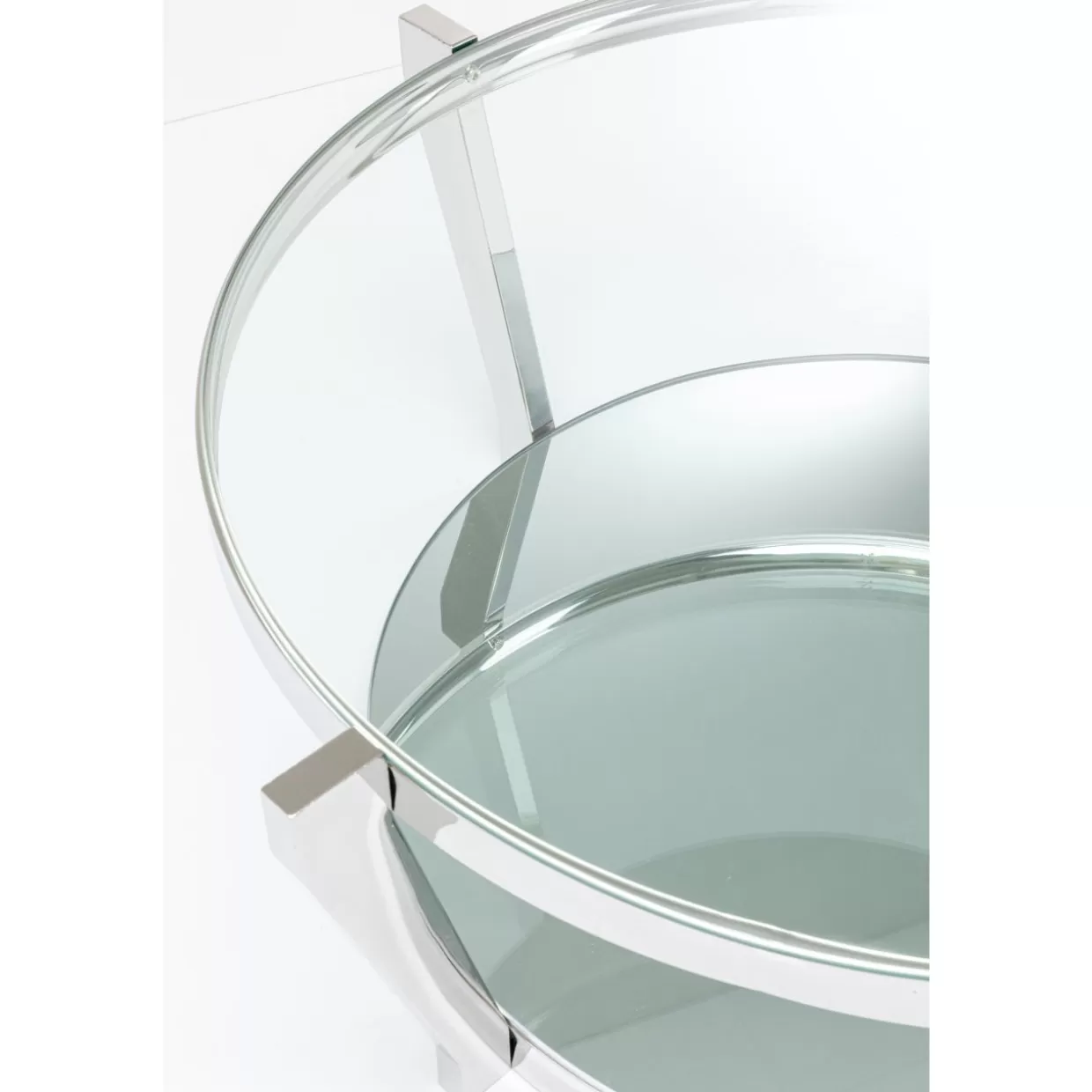 KARE Design Tische | Couchtisch Monocolo Silber O90