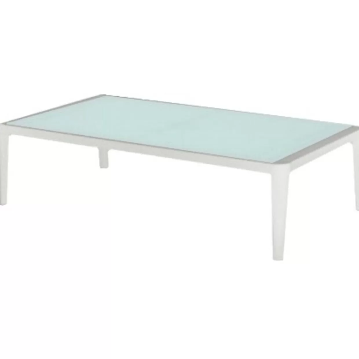 KARE Design Outdoormöbel | Couchtisch Tiki Weiss