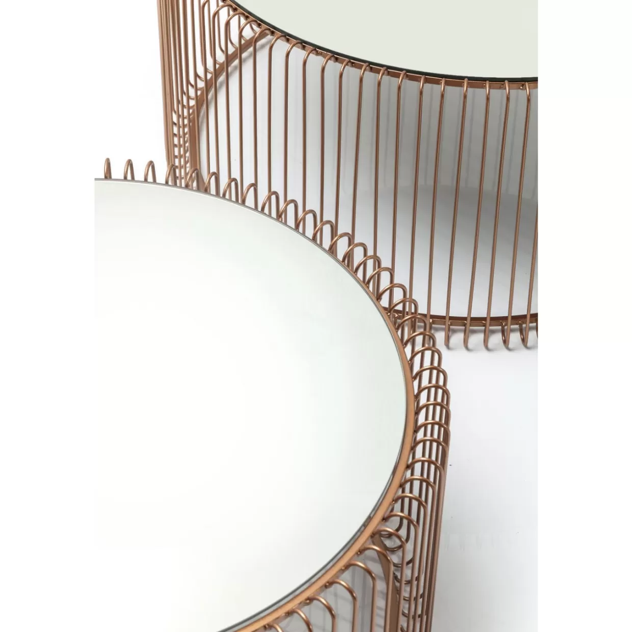 KARE Design Tische | Couchtisch Wire Copper (2/Set)