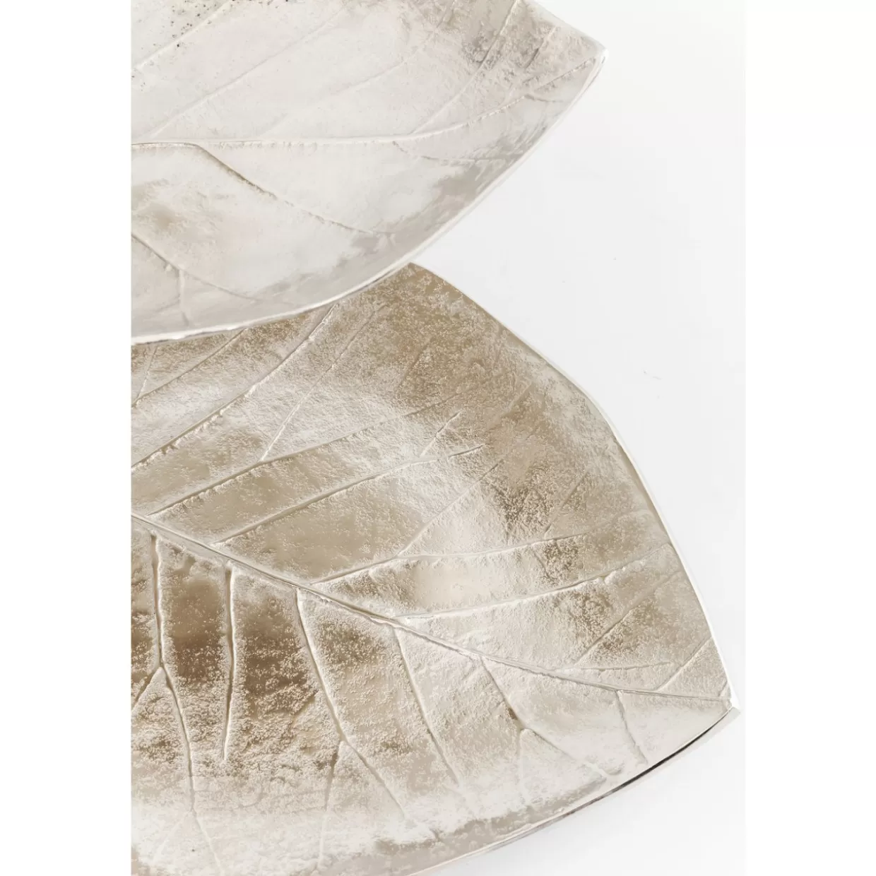 KARE Design Geschirr & Tischaccessoires | Deko Etagere Leaf Silber