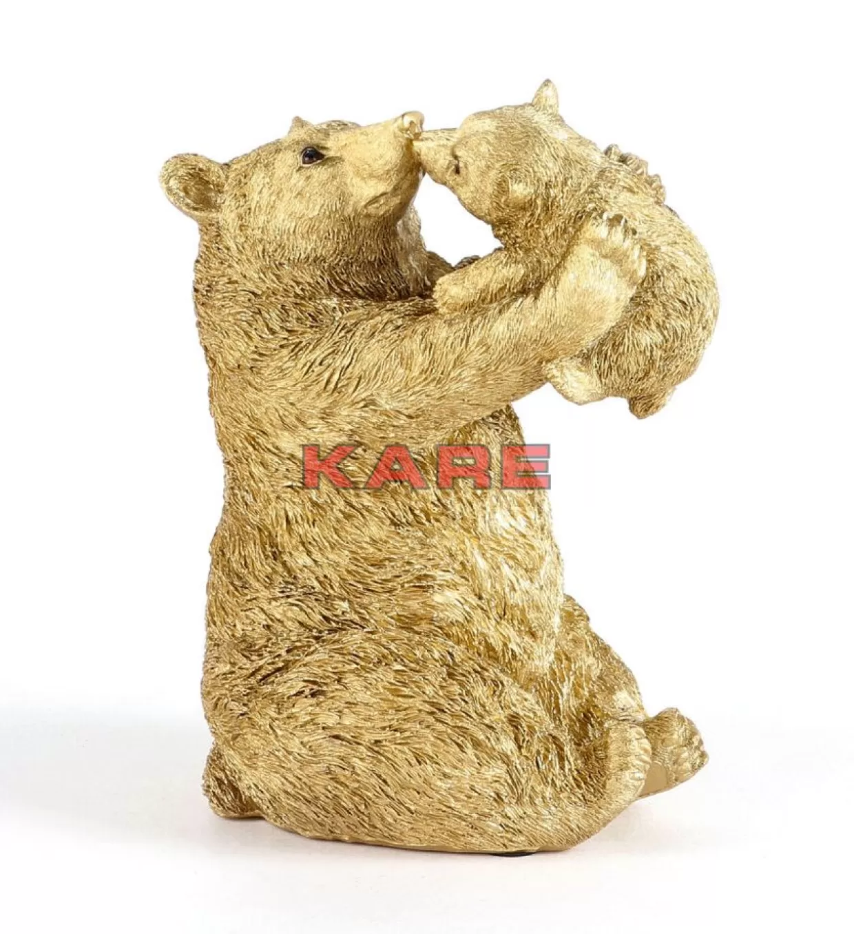 KARE Design Deko & Geschenkartikel | Deko Figur Bear Lucky Mom Gold 27Cm