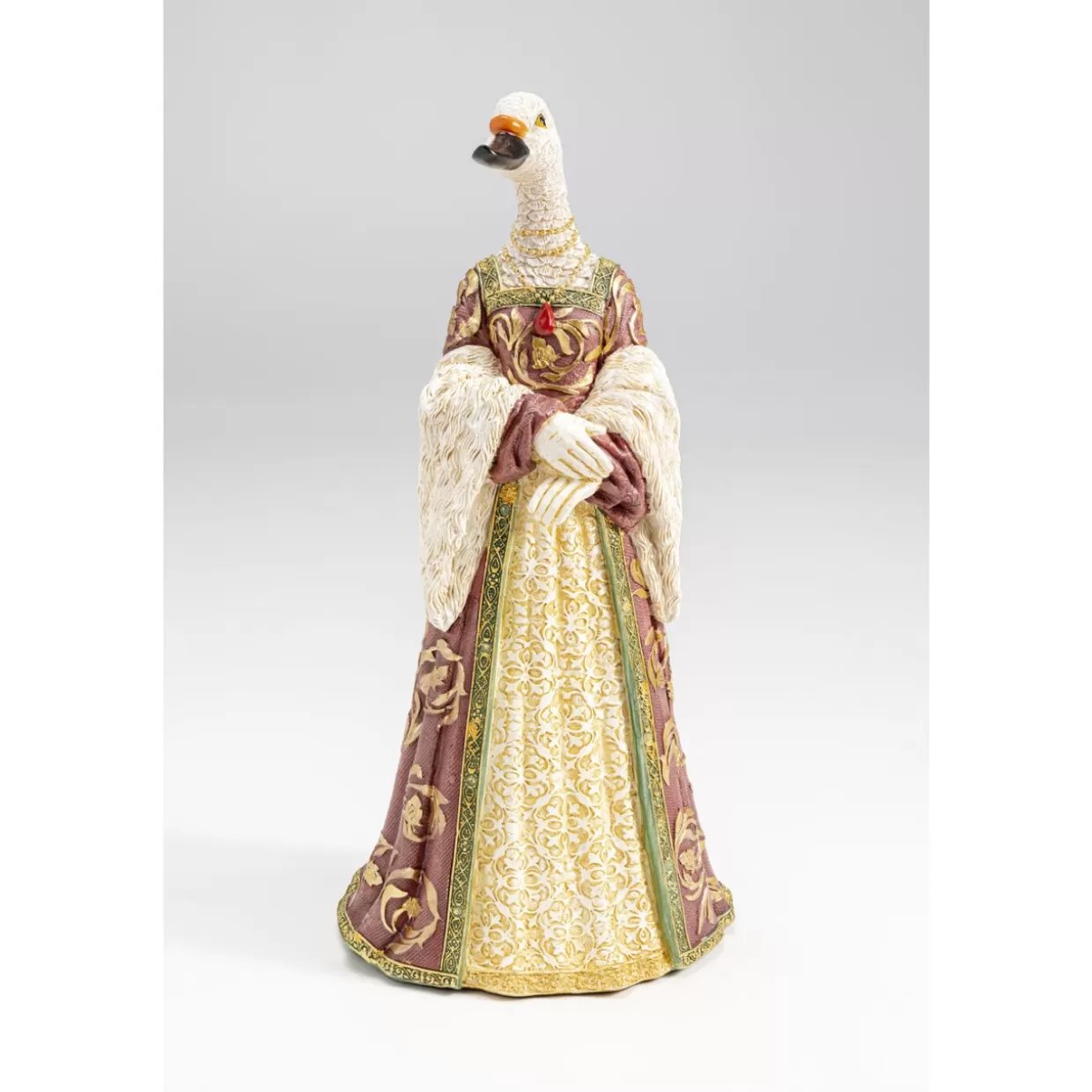 KARE Design Deko & Geschenkartikel | Deko Figur Bird Lady Duck Weis 31Cm