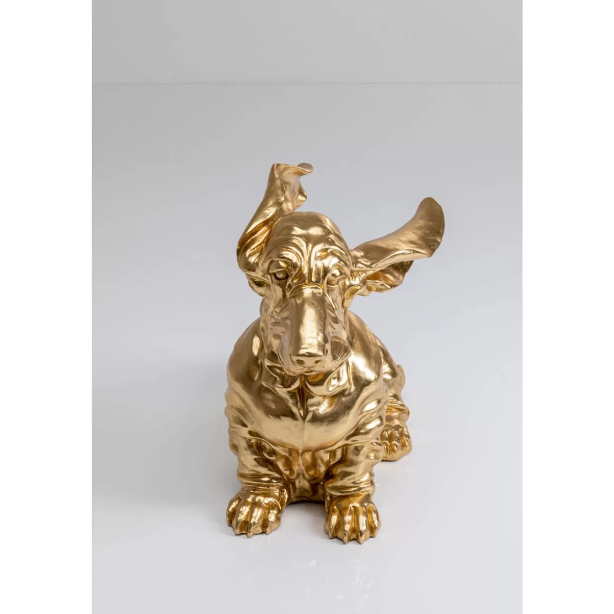 KARE Design Deko & Geschenkartikel | Deko Figur Coiffed Dog Gold 52Cm