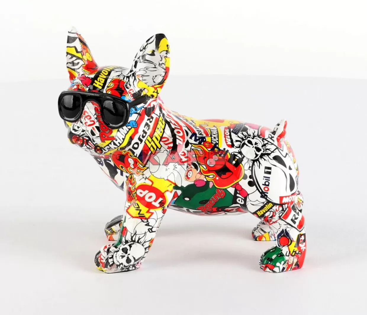 KARE Design Deko & Geschenkartikel | Deko Figur Comic Dog Glasses