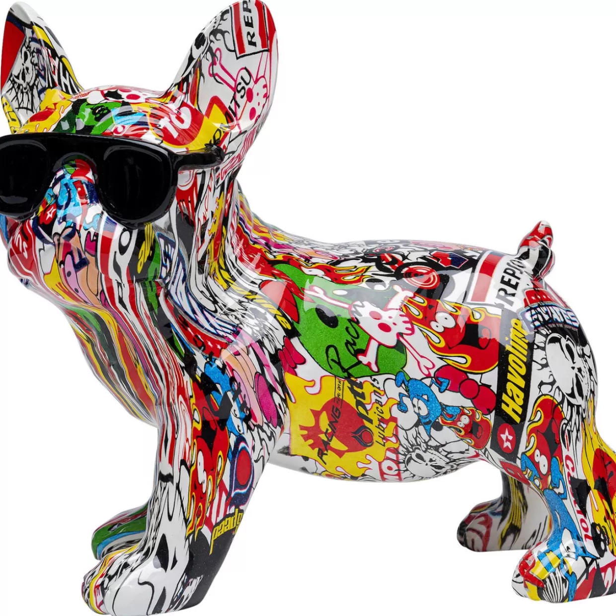 KARE Design Deko & Geschenkartikel | Deko Figur Comic Dog Glasses