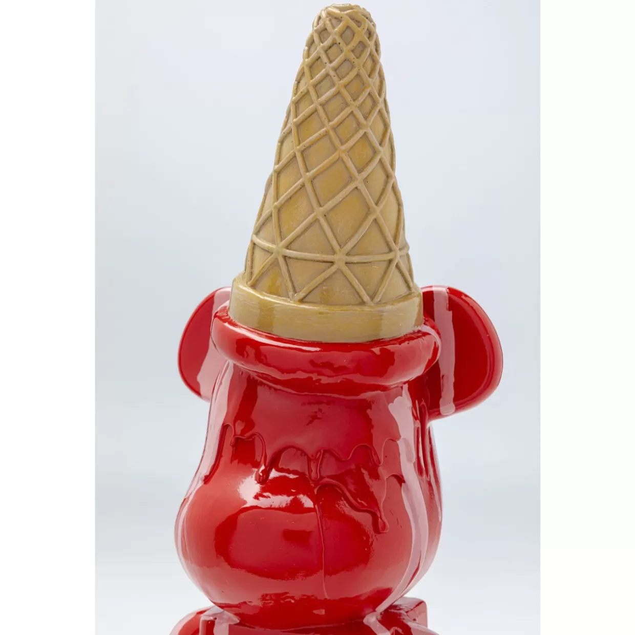 KARE Design Deko & Geschenkartikel | Deko Figur Gelato Bear Rot 40Cm