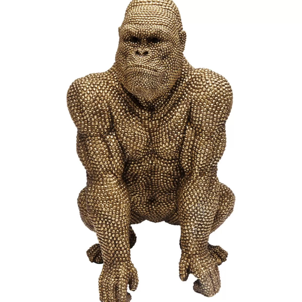 KARE Design Deko & Geschenkartikel | Deko Figur Gorilla Gold 80Cm