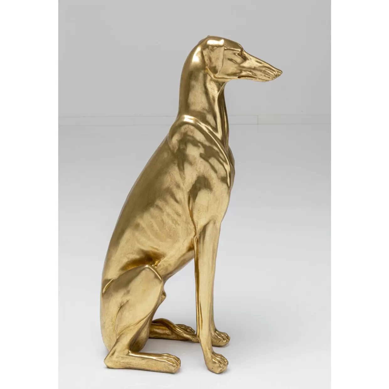 KARE Design Deko & Geschenkartikel | Deko Figur Greyhound Bruno Gold 80Cm