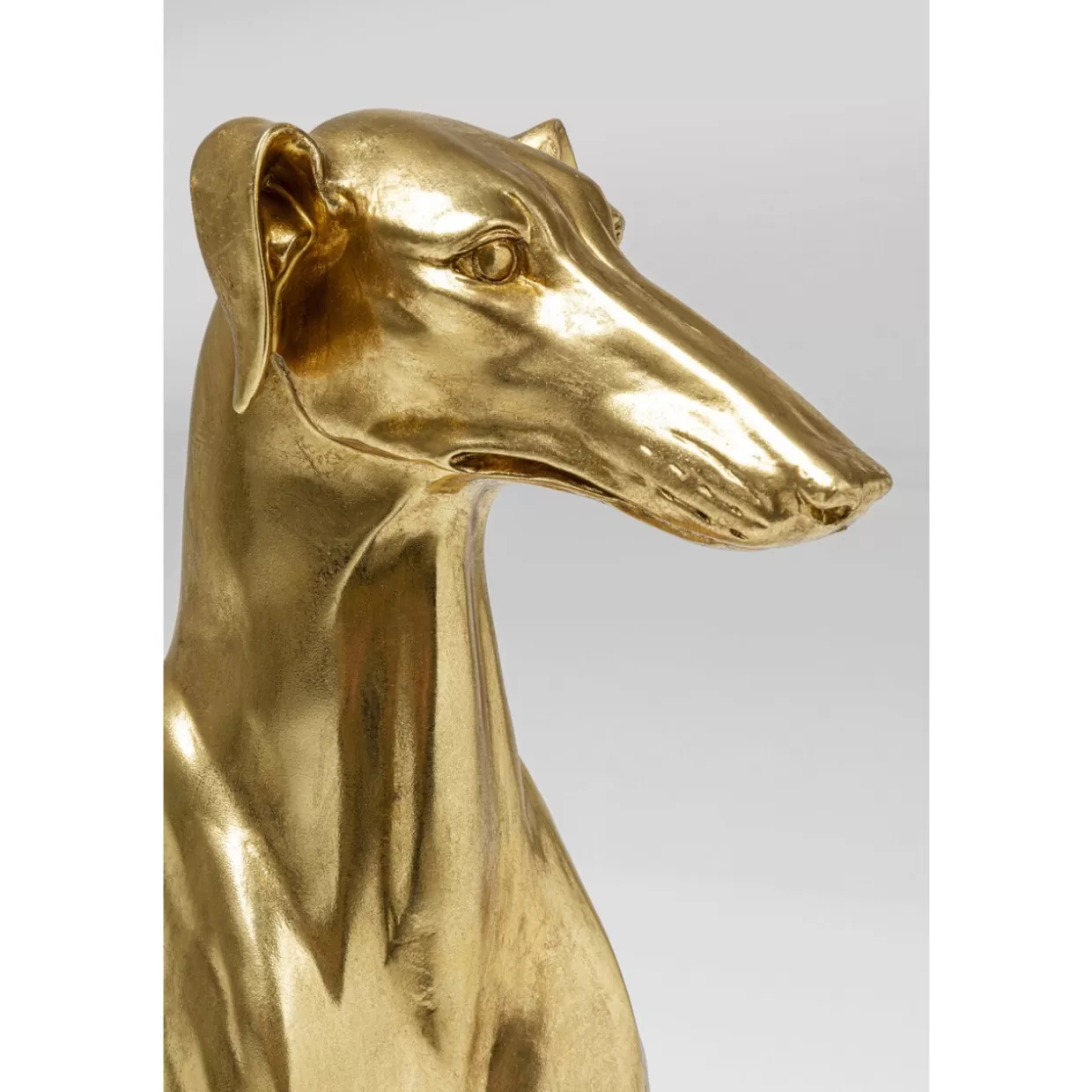 KARE Design Deko & Geschenkartikel | Deko Figur Greyhound Bruno Gold 80Cm