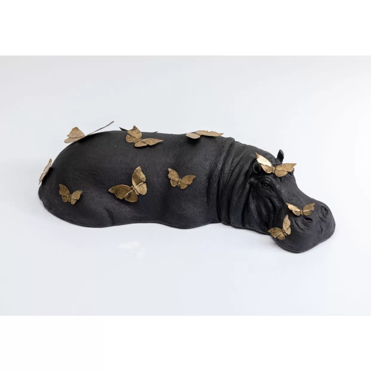 KARE Design Deko & Geschenkartikel | Deko Figur Hippo Butterflies 35Cm