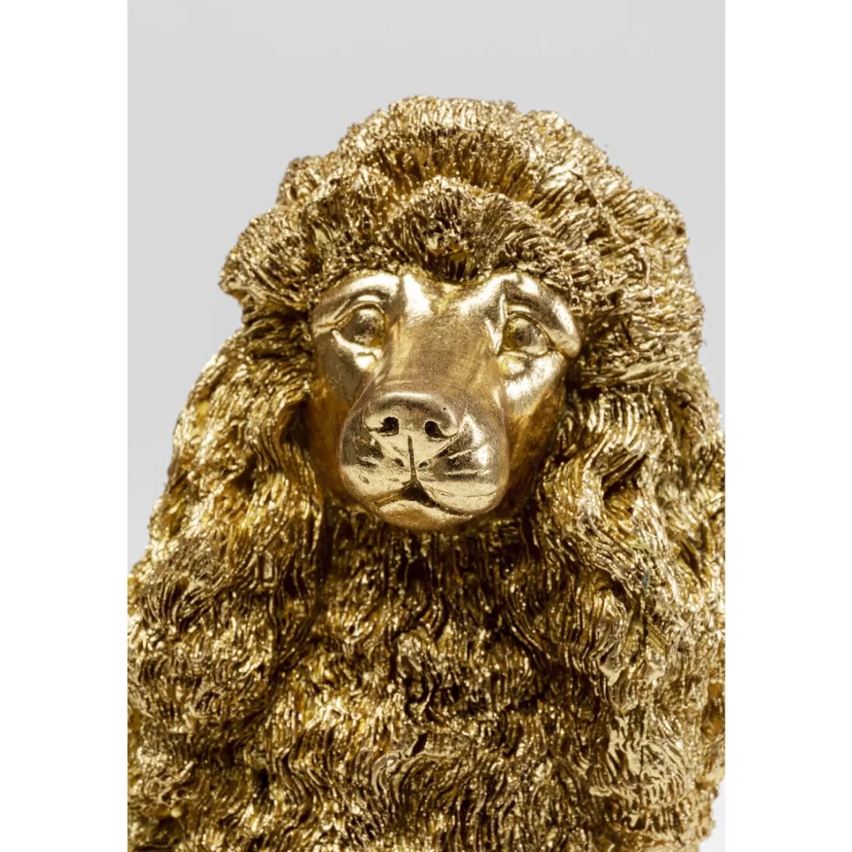 KARE Design Deko & Geschenkartikel | Deko Figur Mrs Poodle Gold 34Cm